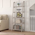 Quartz Gray Ladder Bookcase X1878