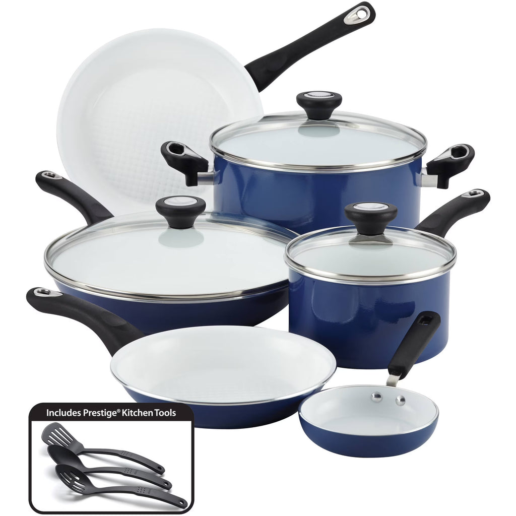 12 Piece Ceramic Nonstick Pots and Pans Set H4290