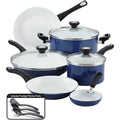 12 Piece Ceramic Nonstick Pots and Pans Set H4290