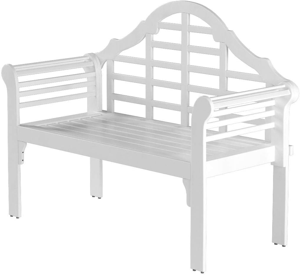 Black Eucalyptus Wood Garden Bench T38575
