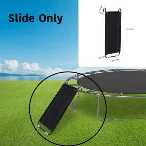 Kids Trampoline Slide 165lb Capacity Indoor Outdoor Q20026