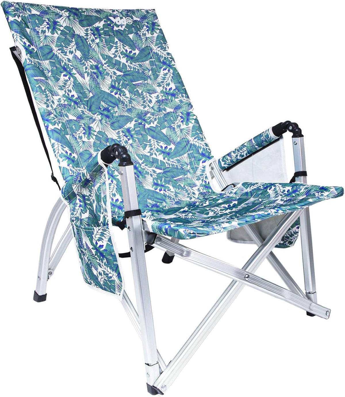 Lightweight Portable Folding Aluminum Lawn Chair with Carry Belt D1836