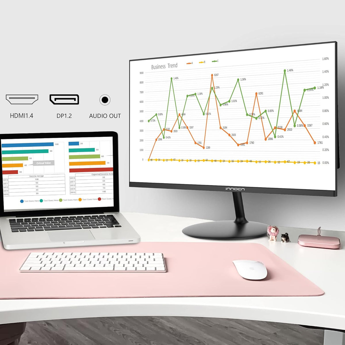 24 Inch 2K QHD IPS Computer Monitor O55005