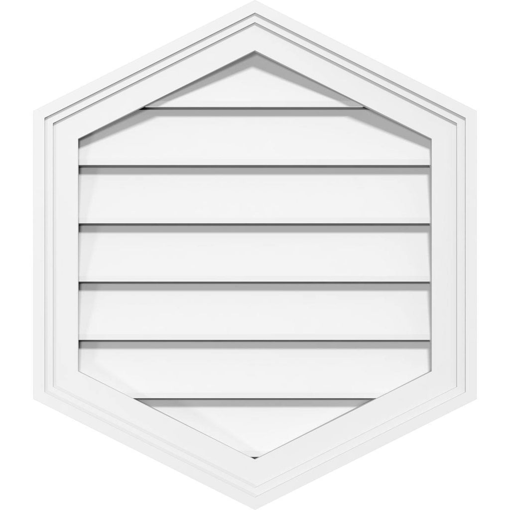PVC Gable Vent 4/12 Pitch J51998