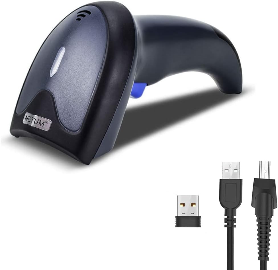 2D Wireless Bluetooth Barcode Scanner, Pack of 2 Y677506