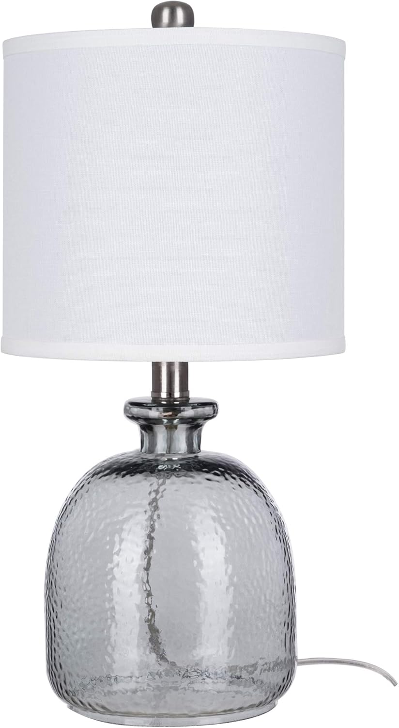 Coastal Textured Glass Table Lamp Z894