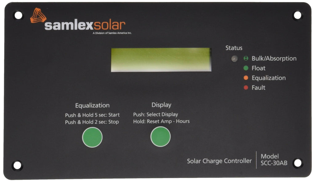 30A Flush Mount Solar Charge Controller H839470