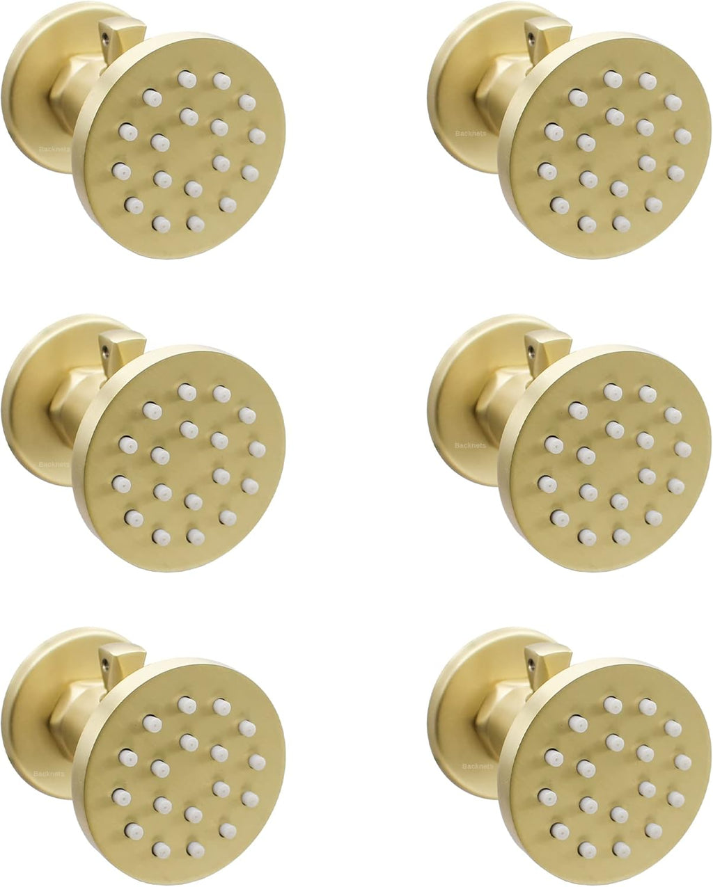 6 Pcs Oil Rubbed Bronze Solid Brass Shower Body Spray Nozzle T5236