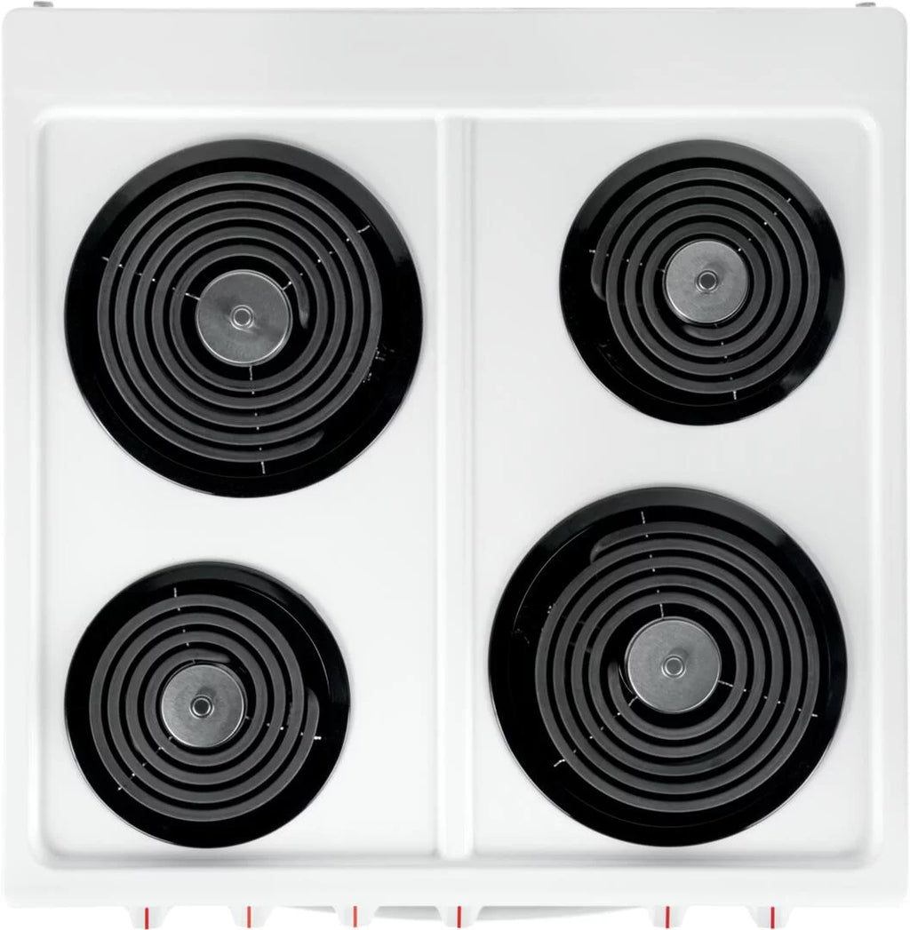 24" Freestanding Coil Electric Range Stainless Steel J257