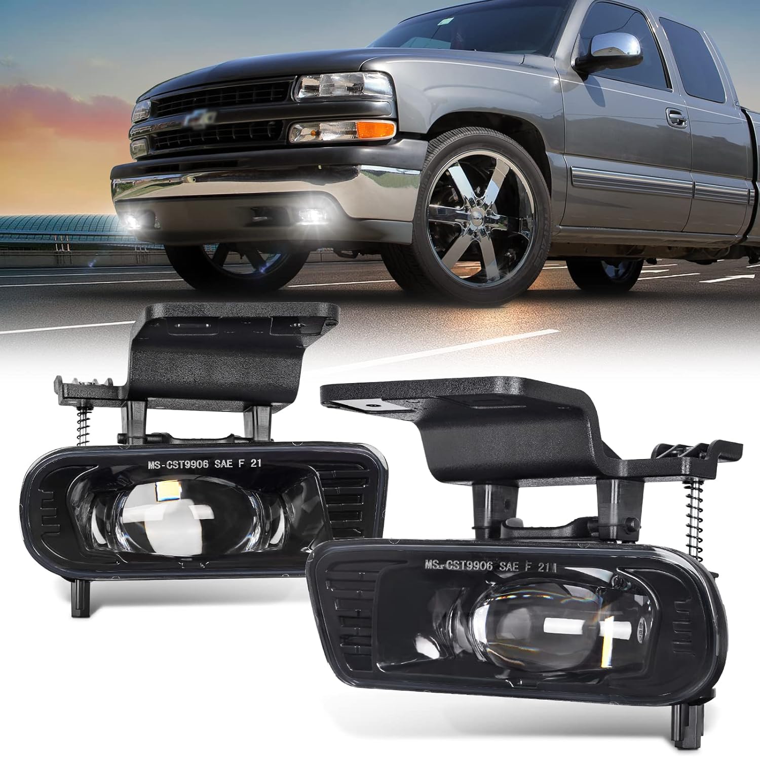 LED Fog Light Assembly Pack of 2 K2697