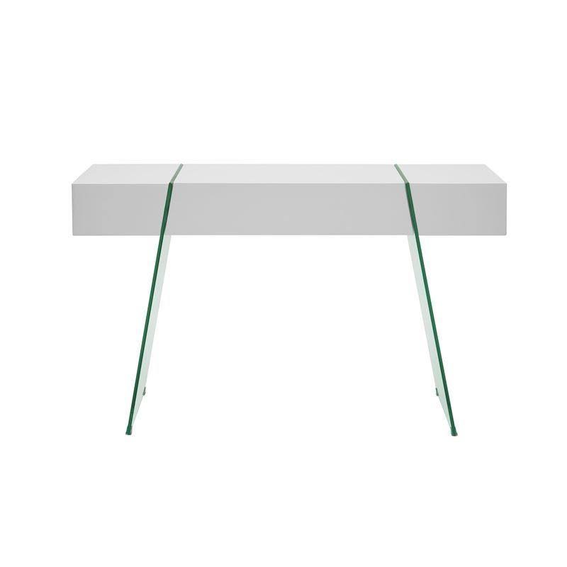 White Lacquer Console Table U85205