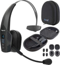 Noise Canceling Bluetooth Headset with Carrying Case and Replacement Ear Pads N10844