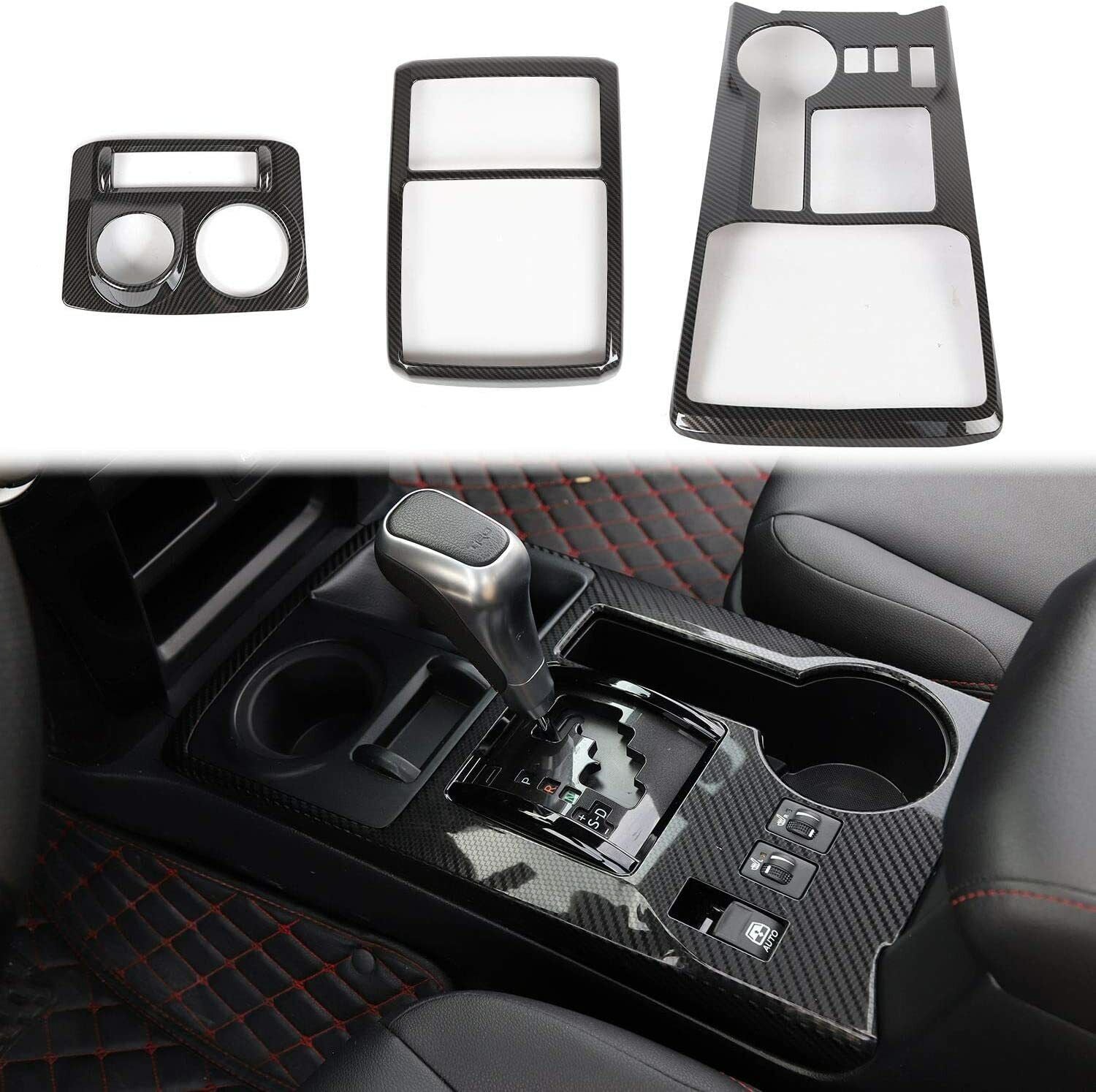 3PCS Reading Light & 4WD Panel Cover Trim Bezels E491