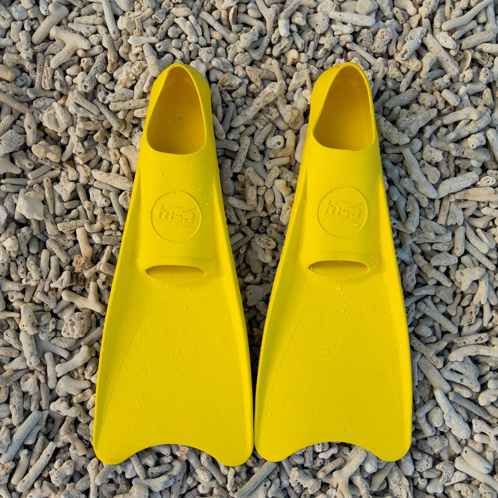 Black Full Foot Rubber Snorkeling Fins A414