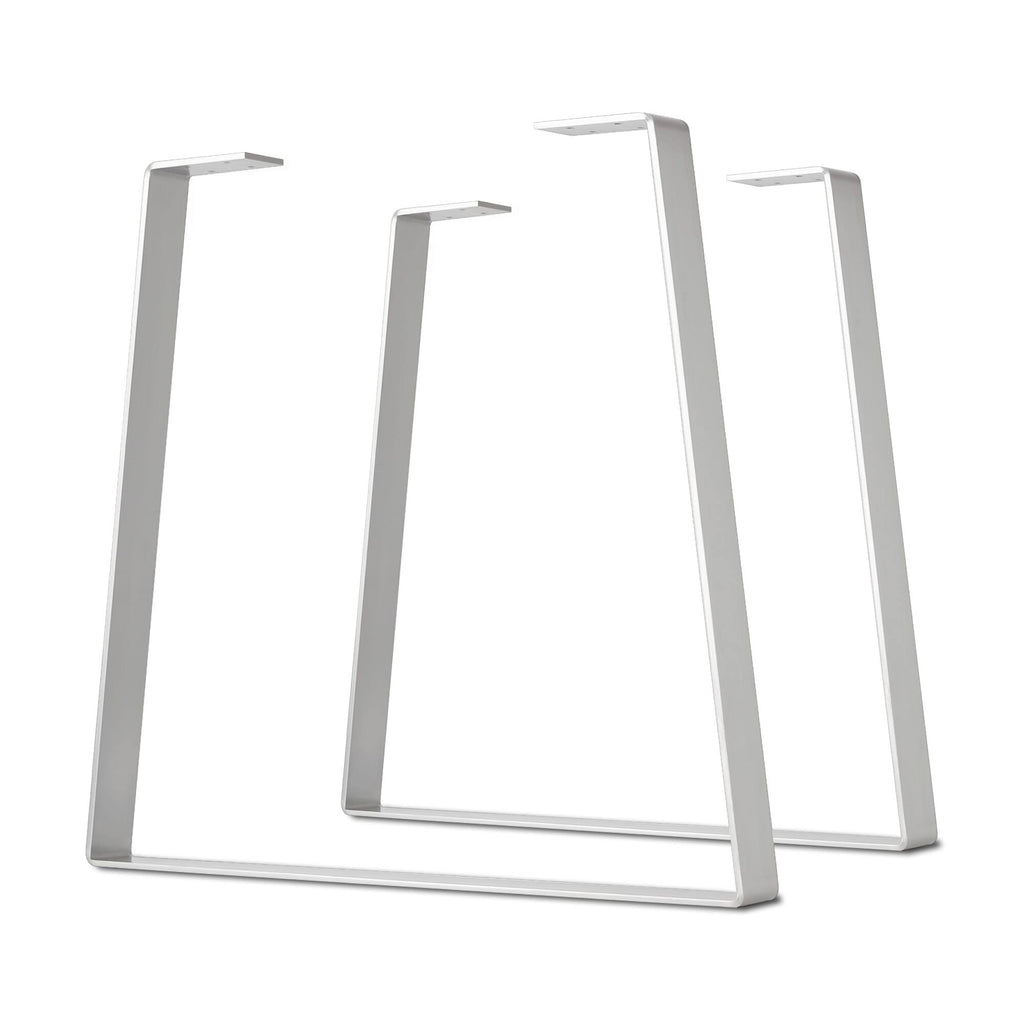 White Flat Bar Table Leg and Bench Base X181605