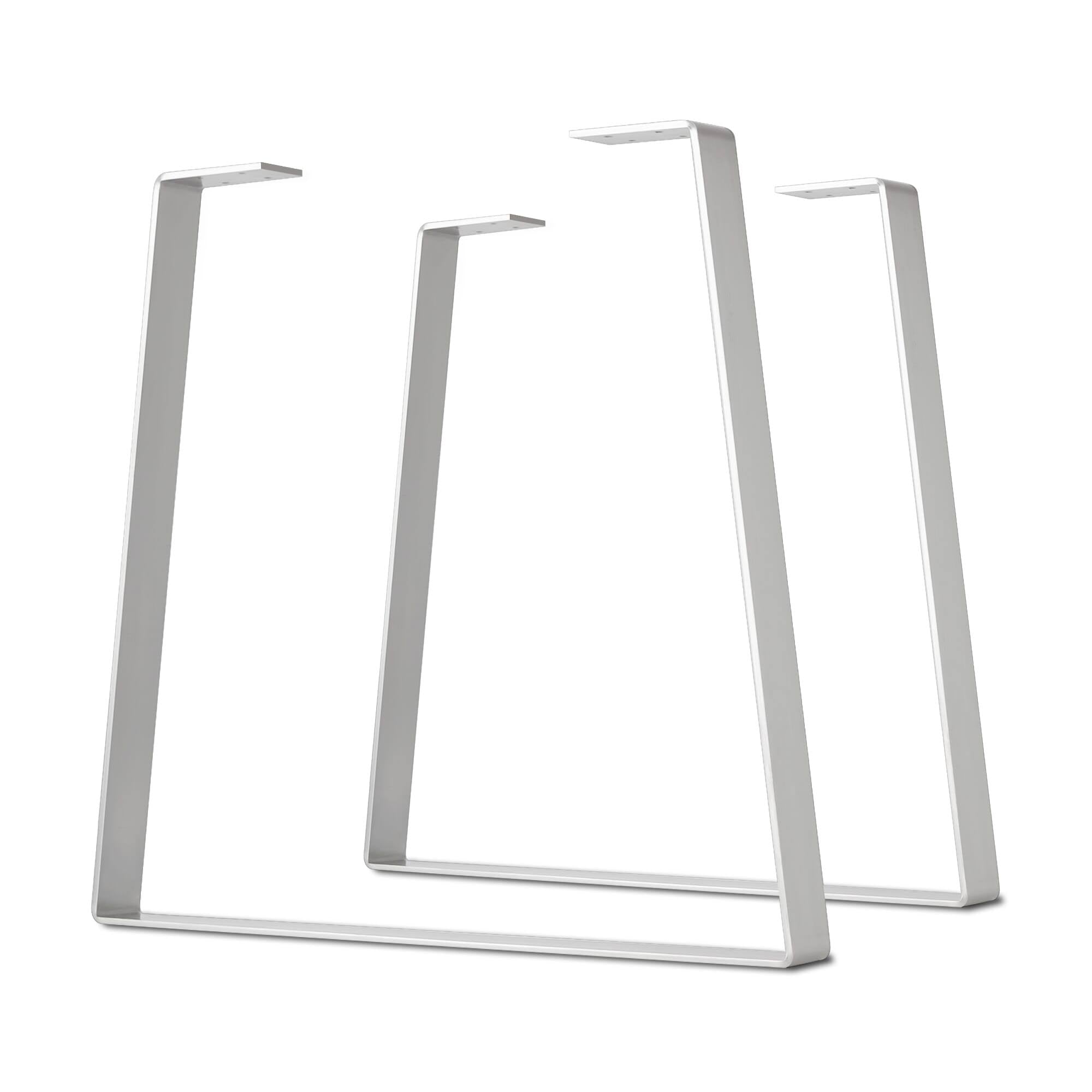 White Flat Bar Table Leg and Bench Base X181605