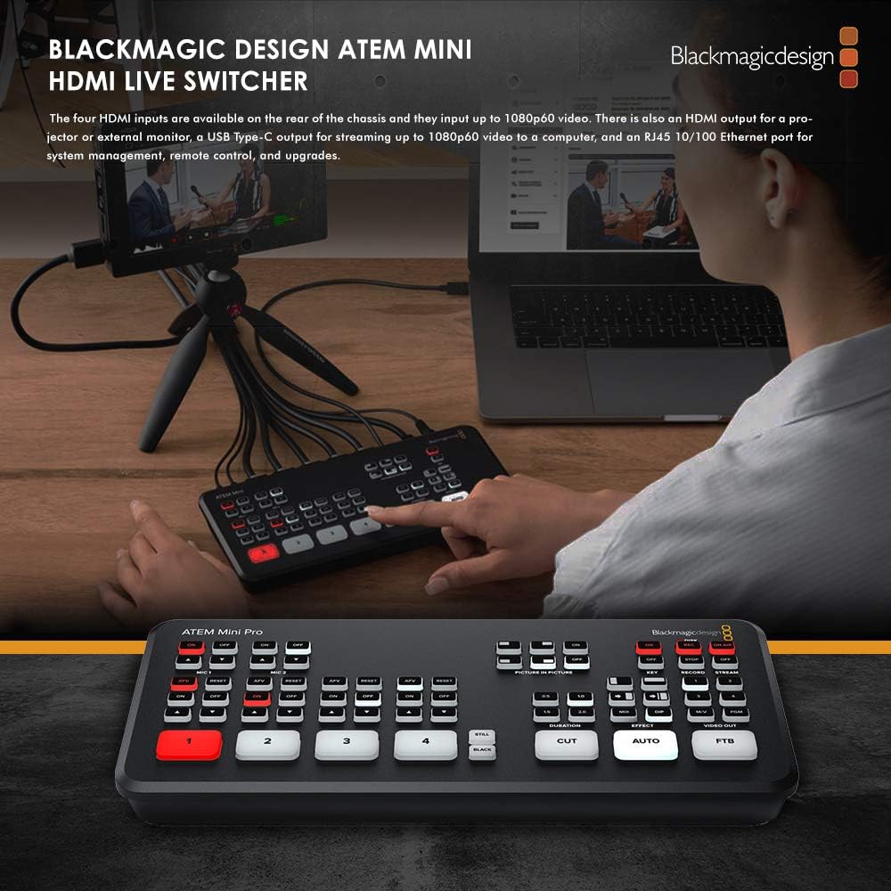 HDMI Live Switcher Basic Bundle with Cables and Cleaning Kit L71408