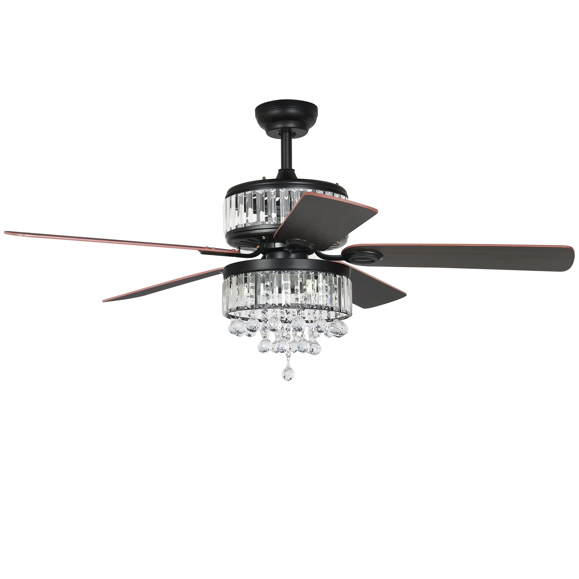 52" Dual-Sided Chandelier Ceiling Fan with Remote M260007