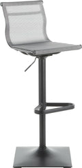 Black Silver Barstool C729