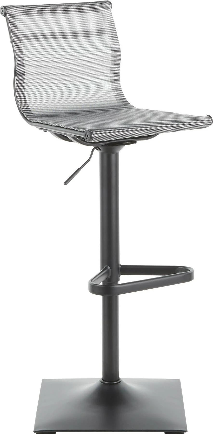 Black Silver Barstool C729
