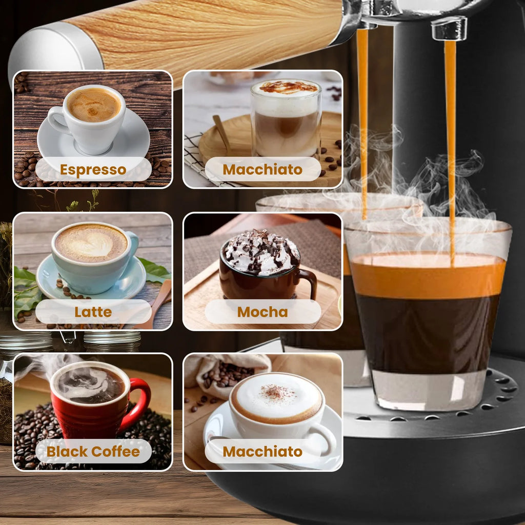 Espresso Machine with Milk Frother System J146