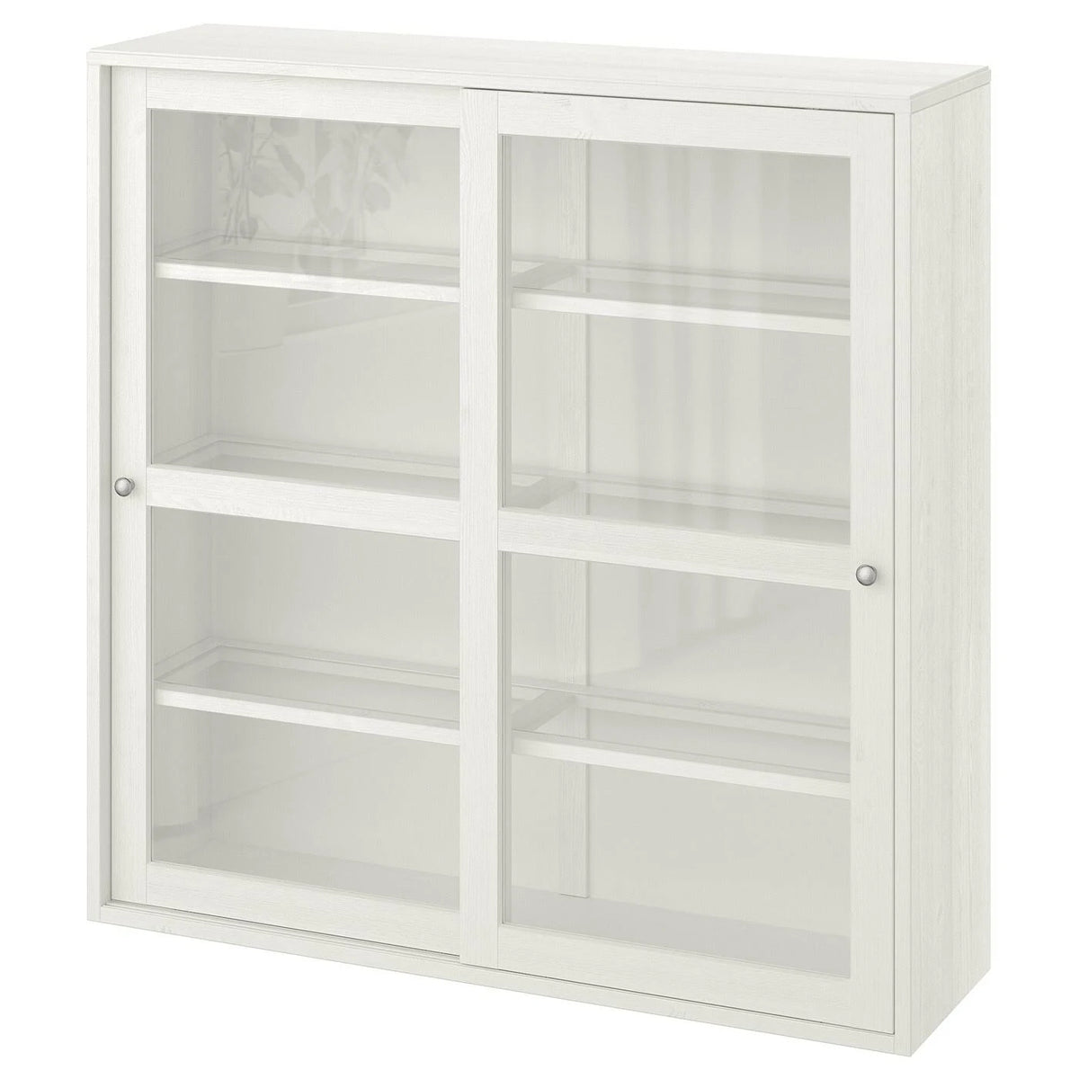 White Glass-Door Cabinet Q8414