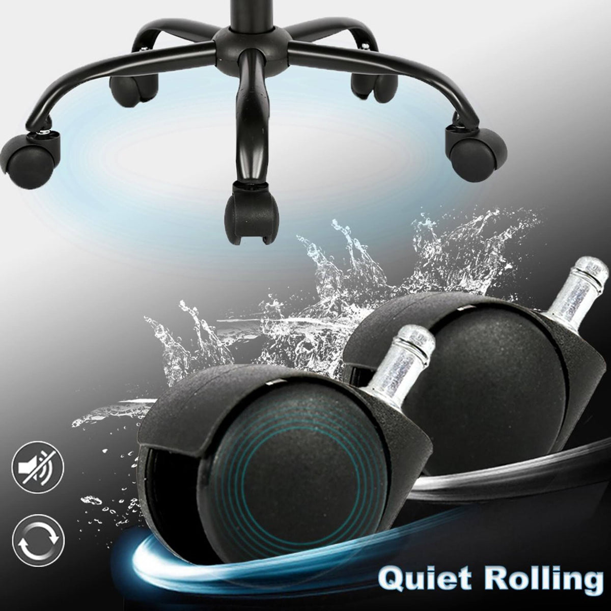 Black Ergonomic Mesh Chair V612