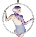 Silver Stainless Aerial Hoop with Accessories Q41339