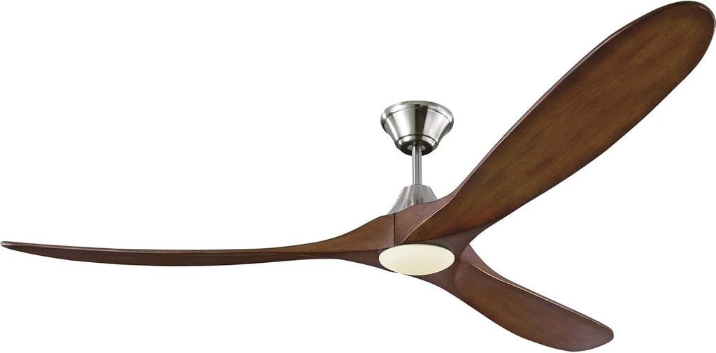 Matte Black 60 Ceiling Fan with LED Light and Remote Control V2937
