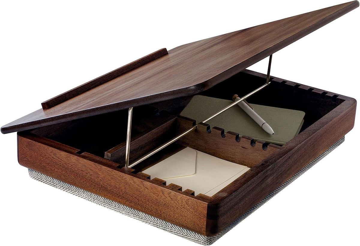 Acacia Wood Easel Lap Desk with Storage - Natural V302