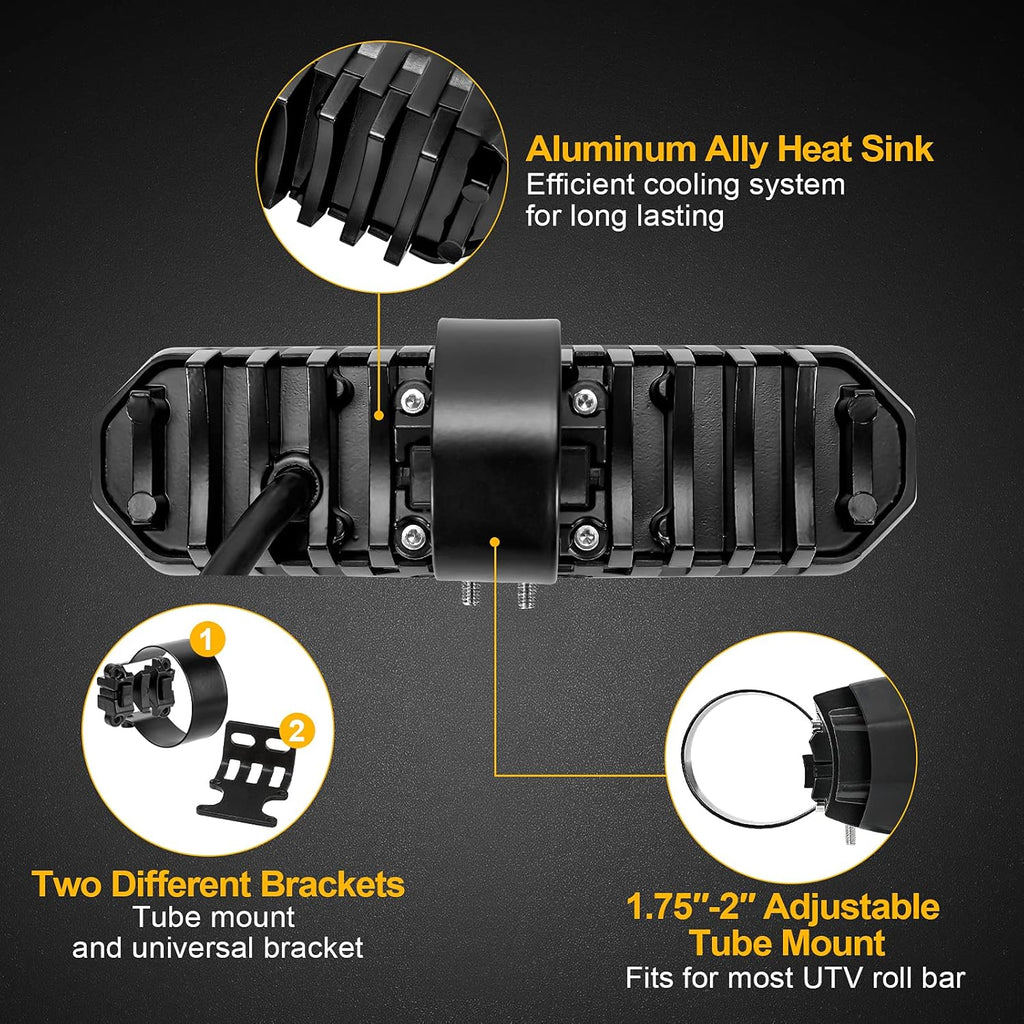 UTV Chase Bar with 5 Modes, Pack of 2 L924005