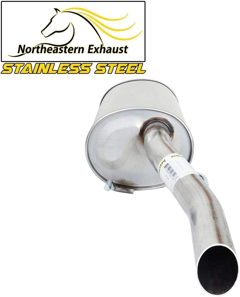 Stainless Steel Resonator Muffler Pipe Exhaust System Kit Z71355