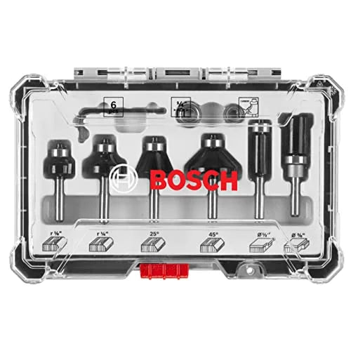 6 pc. Carbide-Tipped Router Bit Set Z366574