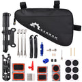 Portable Bike Repair Tool Kit with Tire Pump and Patches A3306