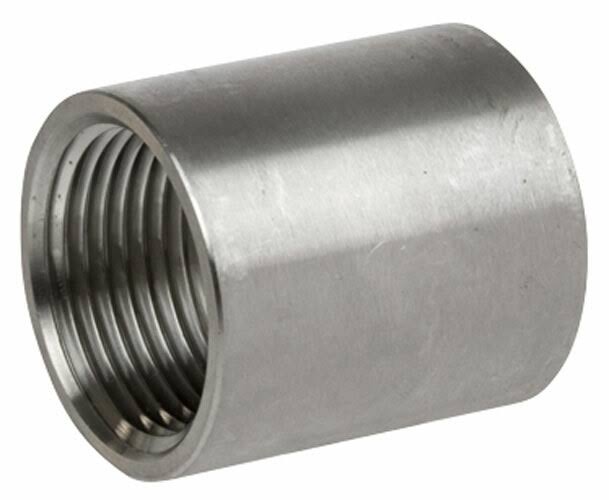 Cast 150# Stainless Steel 4 in. Full Coupling Fitting - Threaded K2479