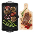 Black Electric Smokeless Indoor Grill with Non-Stick Cooking Surface S1879