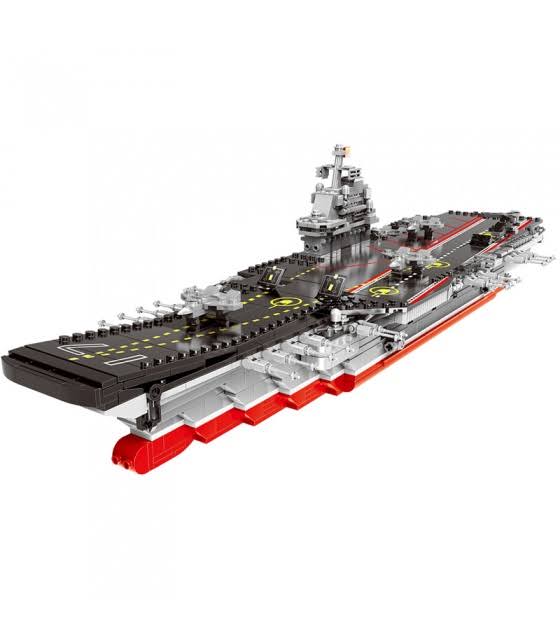 Aircraft Carrier Building Bricks Toy Set S840649