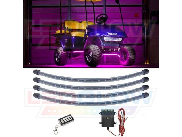 Pink LED Golf Cart Underbody Light Kit D383