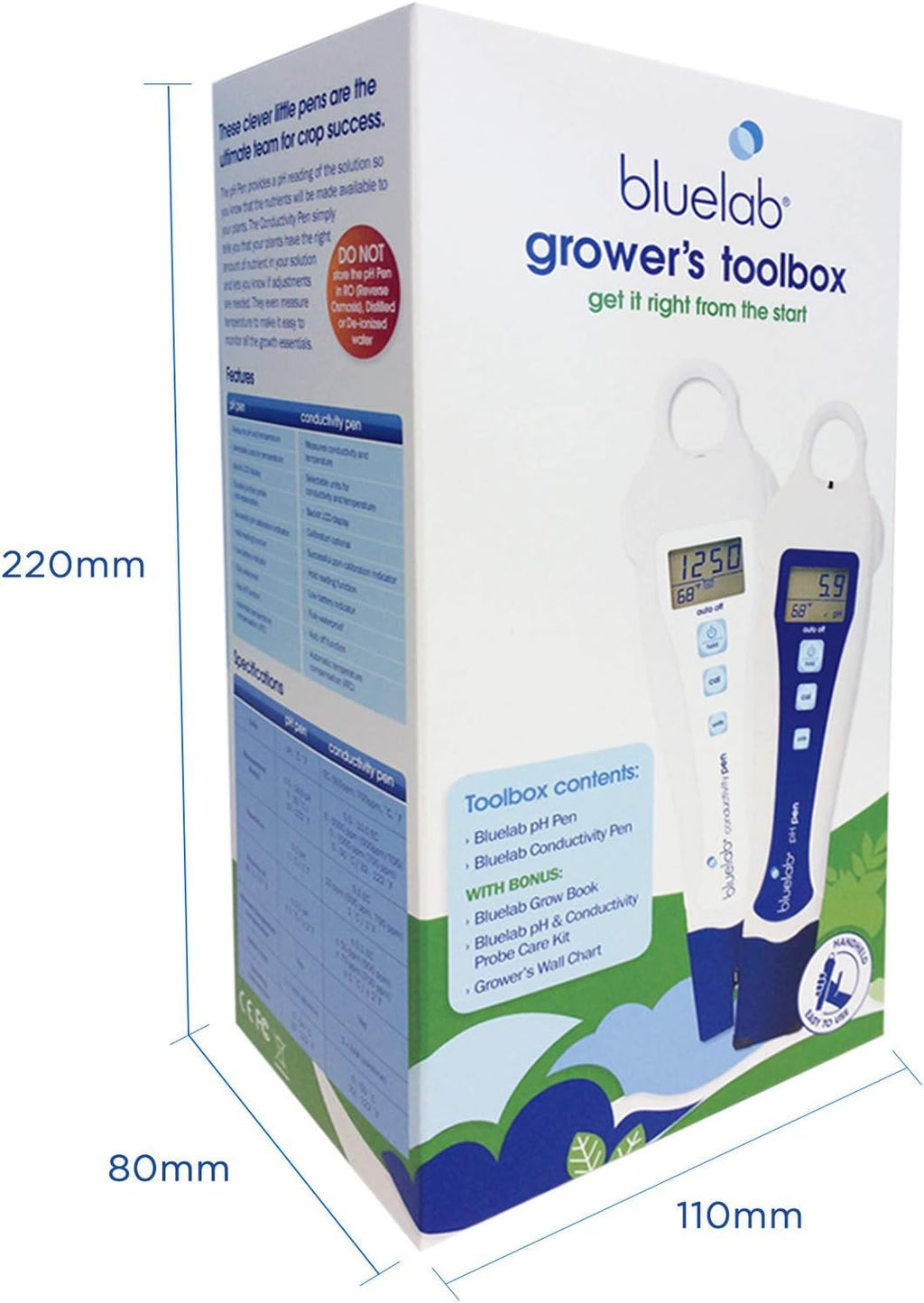 Conductivity Tester and pH Meter with Probe Care Kit Z977