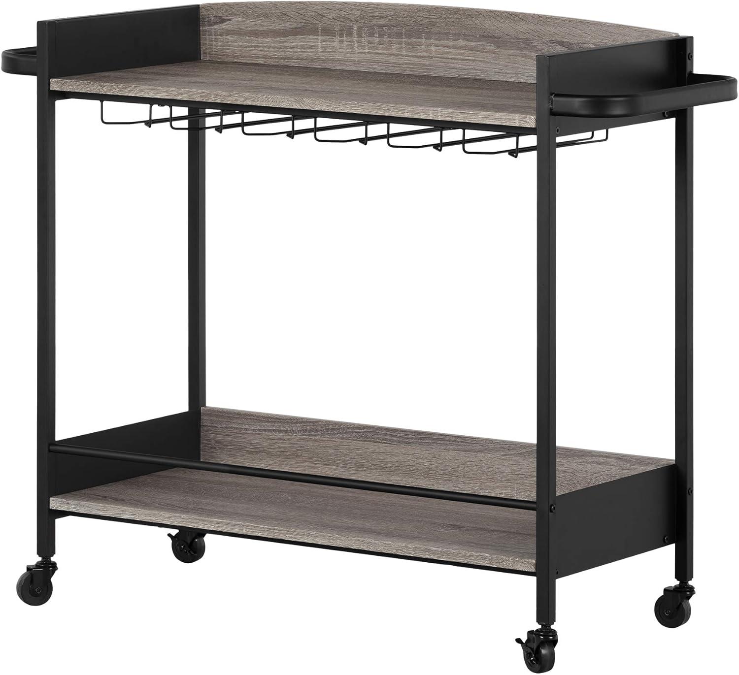 Black and Weathered Oak Cart J2869