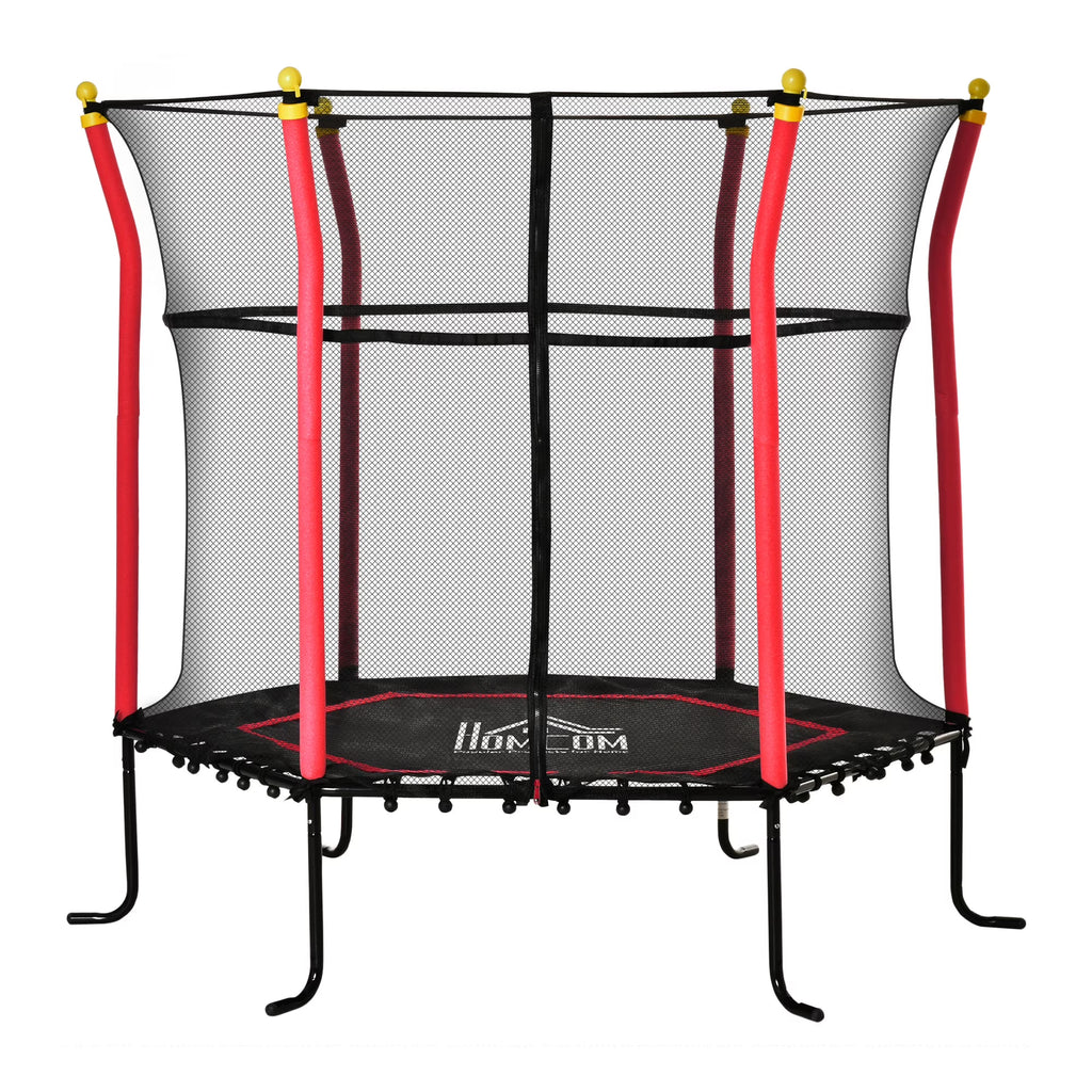 Red Kids Trampoline with Net O840038