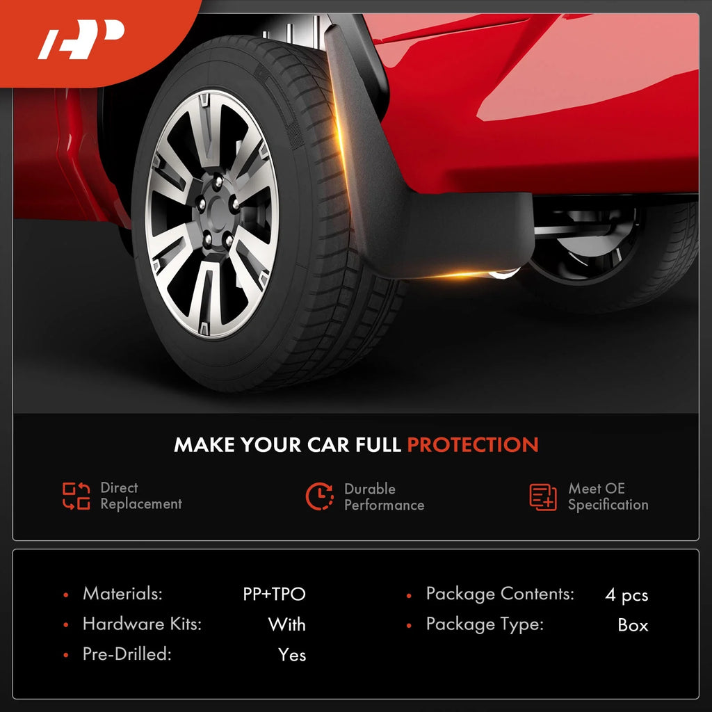 Splash Guards Mud Flaps 4-Pcs Kit G192332