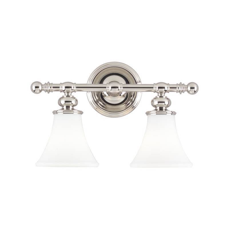 Polished Nickel 2 Light Bath Bracket W16561