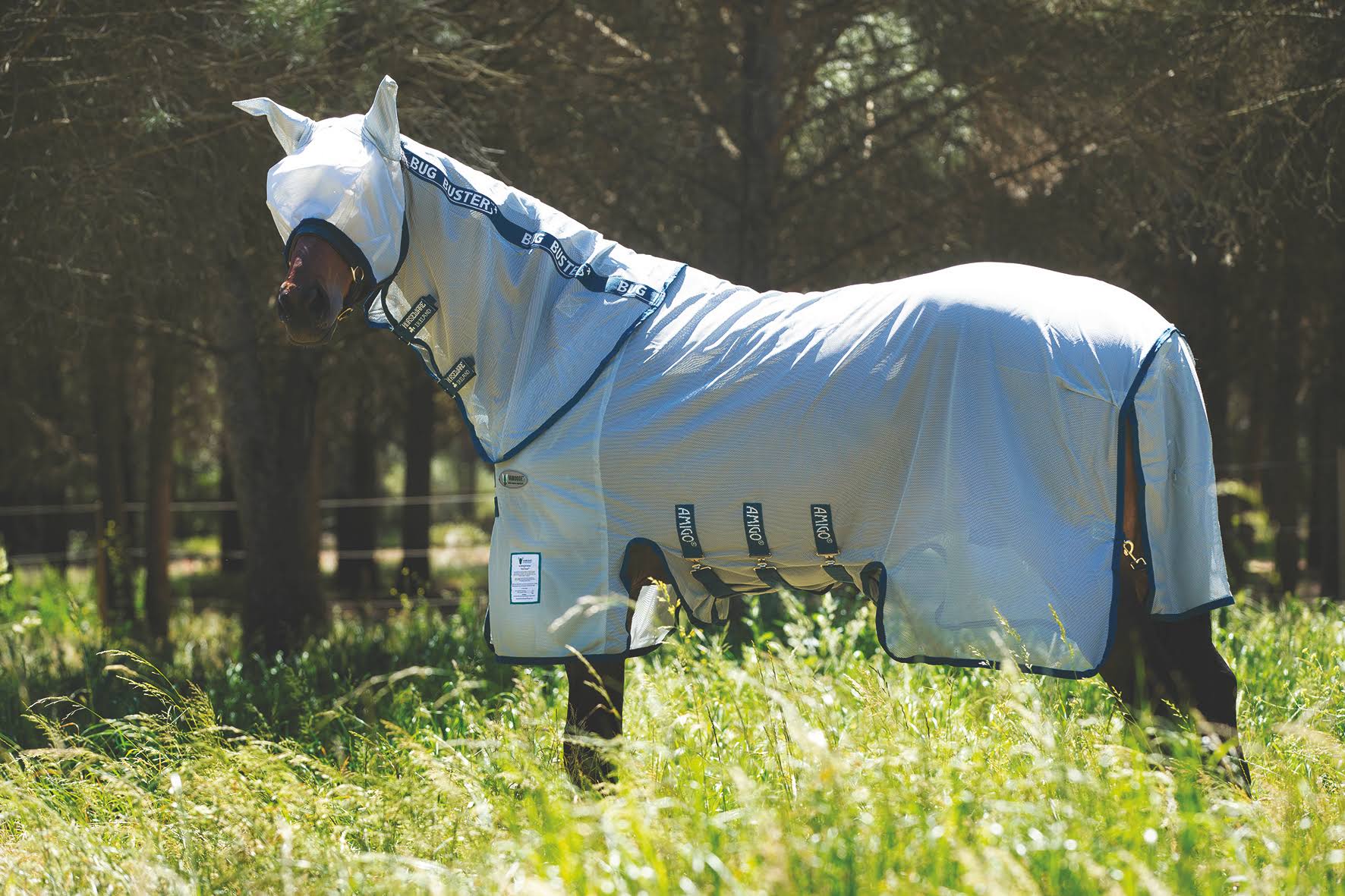 Silver/Navy Bug Buster O897