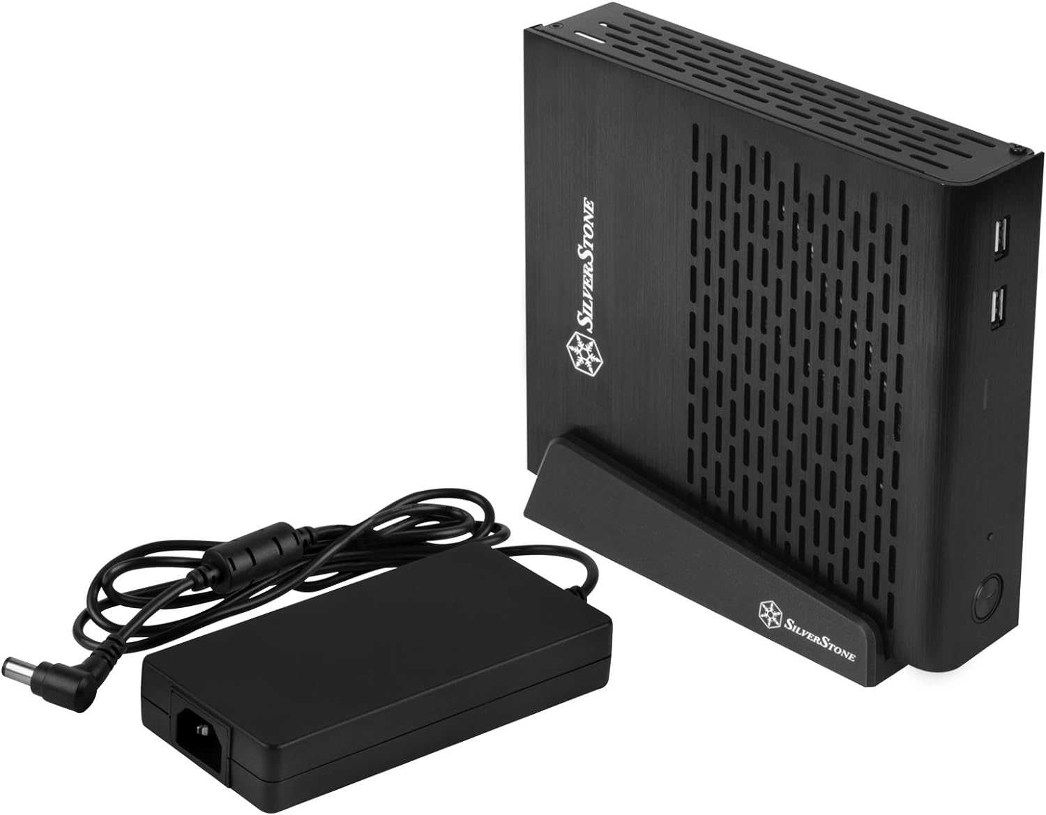 Thin-Mini ITX Aluminum Case with 120W External Power Adapter W7675