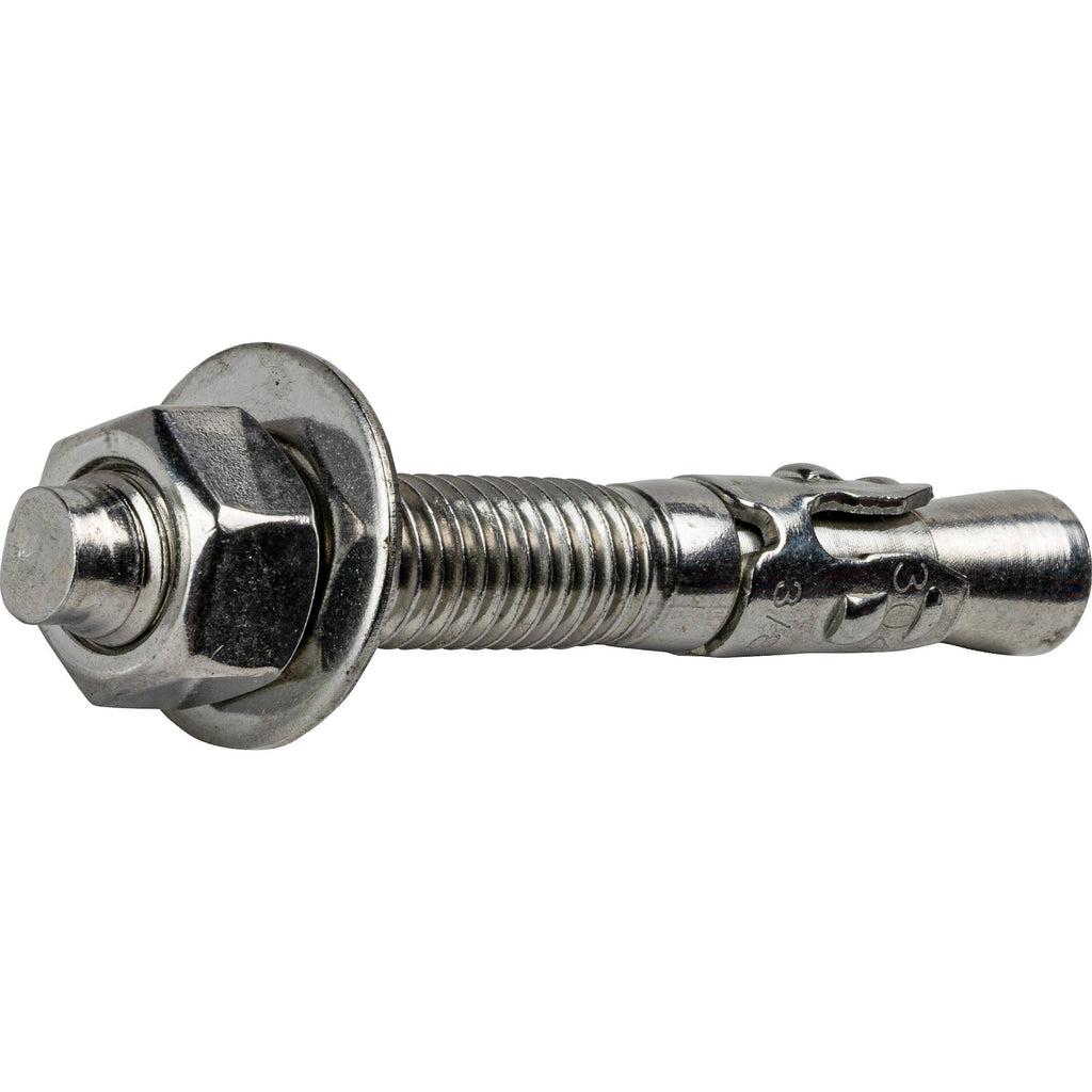 5/8x22 x 3-1/2x22 Wedge Anchors Stainless Steel 316 Qty 25 K331