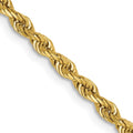 14k Yellow Gold Rope Chain Necklace 16inch J87745