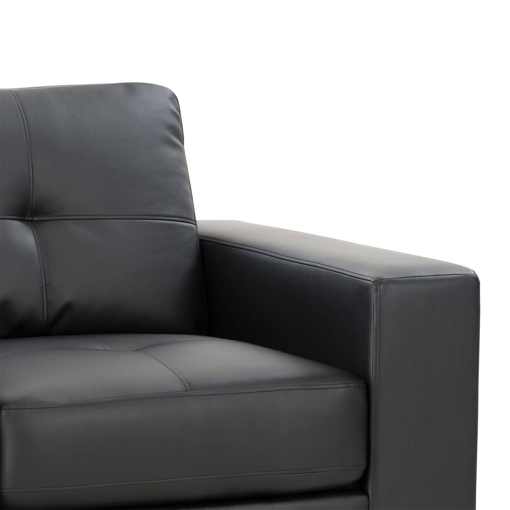 Red Bonded Leather Chair J28197