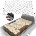 Truck Bed Cargo Net with Built-in Tarp, Weatherproof, 8.8' W x 10' L Pack of 2 B613065