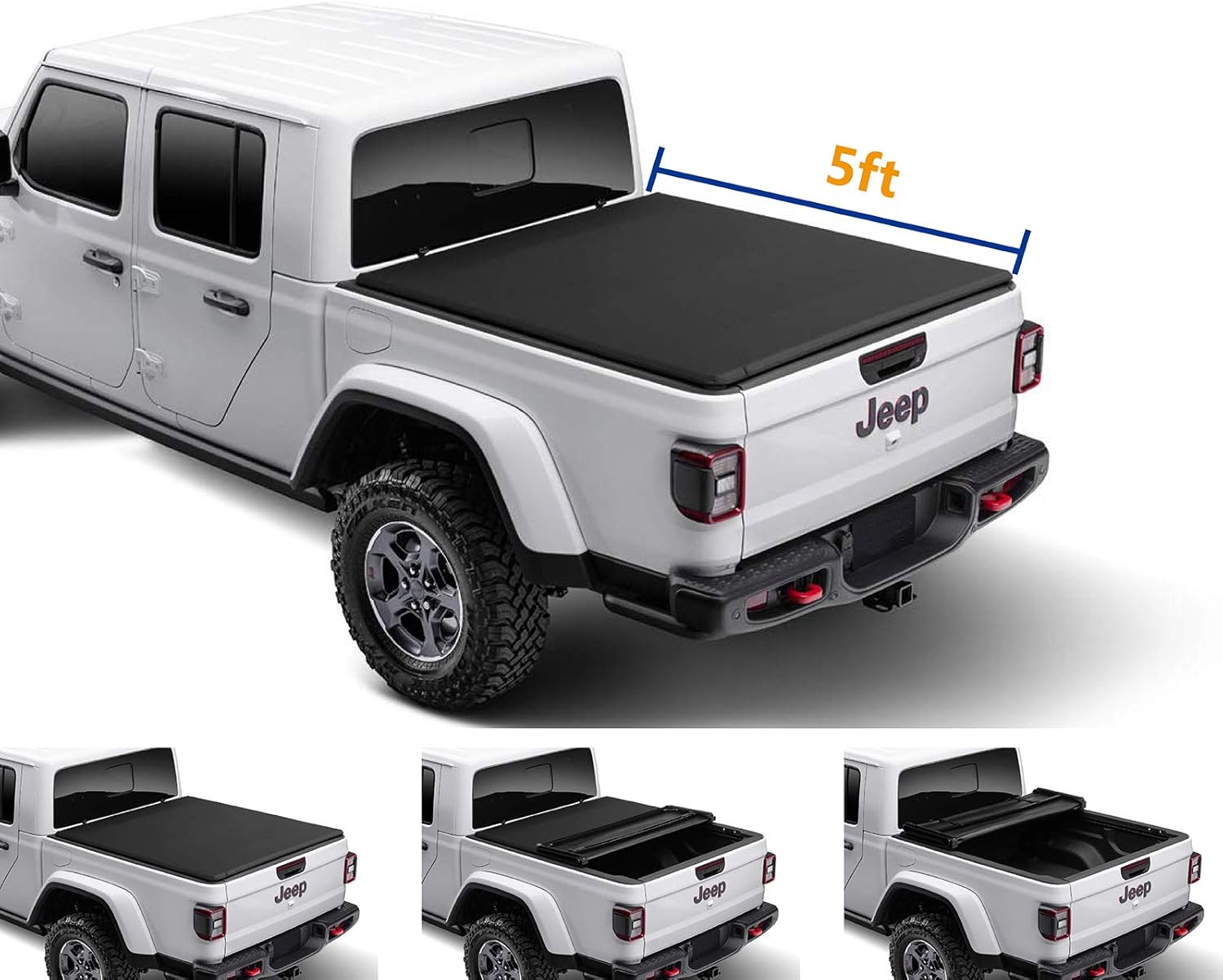 Soft Tri-Fold Truck Bed Tonneau Cover J618